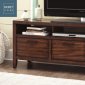 Silas TV Stand 701060 in Warm Brown - Scott Living by Coaster