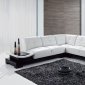 U778 Sectional Sofa White Bonded Leather - Global Furniture USA