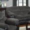 15955 Connell Sofa in Olive Gray Corduroy & Espresso PU by Acme