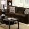 CM6558BRO Hudson Sofa in Espresso Fabric w/Options