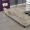 U1350 Sectional Sofa in Off-White Bonded Leather by Global