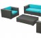 Palm Outdoor Patio Sectional 7Pc Set Choice of Color by Modway