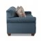 Mayhew Queen Sleeper Sofa in Blue Fabric by Klaussner