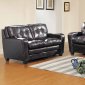 Gina Sofa in Brown Bonded Leather w/Optional Loveseat & Chair