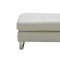 Constantin Sofa in Light Grey Leather by J&M w/Options