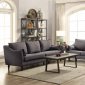 Rhys Sofa in Dark Grey Fabric 506111 by Coaster w/Options