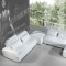 Phantom Sectional Sofa 5005 in White Bonded Leather by IG