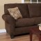 16100 Savannah Sofa & Loveseat Set in Bison Fabric by Chelsea