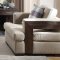 Niamey Chair 54852 in Beige Fabric & Cherry by Acme w/Options