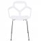 Carney Set of 4 Dining Chairs CC21W in White by LeisureMod