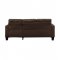 Earsom Sectional Sofa 56655 in Brown Fabric by Acme