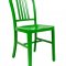 Alton Set of 4 Dining Chairs NA15G in Green by LeisureMod