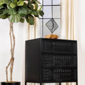 Alcoa Tall Accent Cabinet 959565 in Black by Coaster