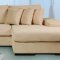 Wheat Fabric Upholstery Sectional Sofa