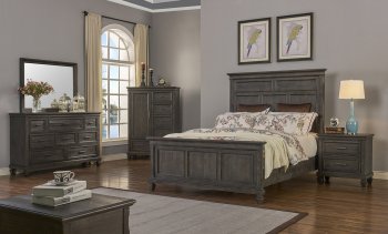 Cadiz Bedroom Set 5Pc 821 in Vintage Ash by NCFurniture [NFBS-00-821-Cadiz]