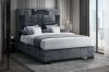 Oscar Upholstered Bed in Domino Granite by Global