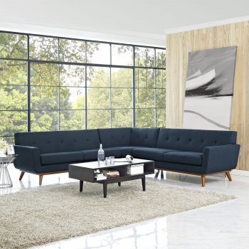 Engage EEI-2108-AZU Sectional Sofa in Azure by Modway w/Options [MWSS-EEI-2108-AZU-Engage]