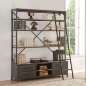 Actaki Bookshelf 92436 in Sandy Gray by Acme w/Option