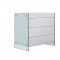 Il Vetro Single Dresser in High Gloss White by Casabianca