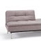 Dublexo Sofa Bed in Gray Fabric by Innovation w/Steel Legs