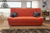 Natalia Sofa Bed in Orange Fabric by Skyler Design