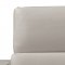 Adriano Sofa & Loveseat Set in Warm Grey Leather by Whiteline