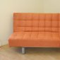 Pumpkin, Camel, Beige or Chocolate Microfiber Modern Sofa Bed