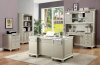 Anne Office Desk CM-DK907 in Silver w/Options