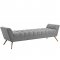 Response EEI-1788 Sofa in Expectation Gray Fabric by Modway