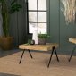 Avery Coffee Table 3Pc Set 724318 in Natural by Coaster