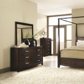 202931 Ingram Bedroom by Coaster in Brown w/Options