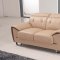 669 Sofa in Beige Leather by ESF w/Optional Loveseat & Chair