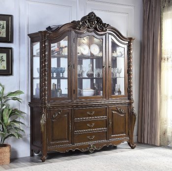 Devayne Buffet with Hutch DN01365 in Dark Walnut by Acme [AMBU-DN01365 Devayne]