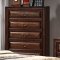 B2750 Bedroom in Espresso w/2 Drawer Bed & Jewerly Dresser