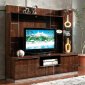 AV20 Wall Unit in Dark Figured Sycamore by Pantek w/Options