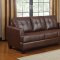 Samuel Sofa & Loveseat Set Brown Leatherette 504071 by Coaster