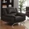 51205 Maigan Sofa in Black Bonded Leather by Acme w/Options