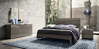 Tekno Bedroom in Silver Birch by ESF w/Optional Case Goods [EFBS-Tekno]