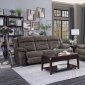 Madrona Hill Recliner Sofa 9989DB in Dark Brown by Homelegance