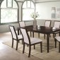 Xena Dining Set 5Pc in Dark Walnut by NCFurniture w/Options