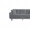 Rand Sofa & Loveseat Set 9329GY in Grey Velvet by Homelegance