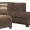 503645 Mason Sectional Sofa in Chocolate Fabric by Coaster