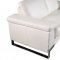 U7660 Sofa in White Bonded Leather by Global w/Options