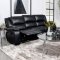 Camila Motion Sofa & Loveseat 610244 Black by Coaster w/Options