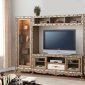 Orianne Entertainment Unit 91430 - Antique Gold - Acme w/Options