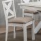 Apollo 5Pc Dining Set 74660 in Antique White by Acme w/Options