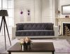 Venedik Sofa Bed in Gray Fabric by Casamode w/Options