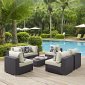 Convene Outdoor Patio Sectional Set 7Pc EEI-2357 by Modway