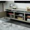 Xaviera TV Console CM5202-TV in Silver & Mirror