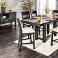 Thomaston CM3543PT Brushed Black 5Pc Counter Height Dining Set